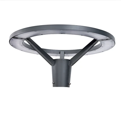 Parte superiore del palo luminoso a led per esterni da giardino